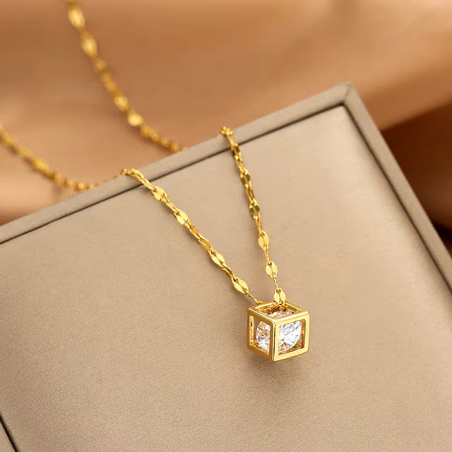 Stainless Steel Pendant Necklace for Women