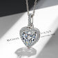 Cubic Zirconia Love Heart Necklaces