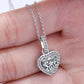 Cubic Zirconia Love Heart Necklaces