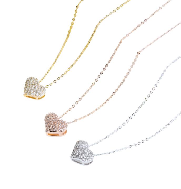 Love Heart Pendant and Necklaces