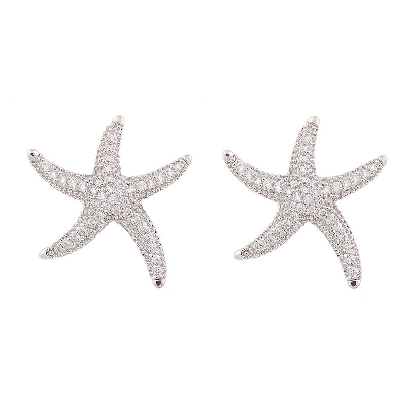 Big Star Starfish Earrings