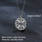 Unusual Together 4 Crystal heart / Clover Flower Necklace