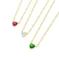 Heart Shaped Cubic Zirconia Chocker Necklace