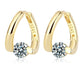 Stud Earrings with Cubic Zircon